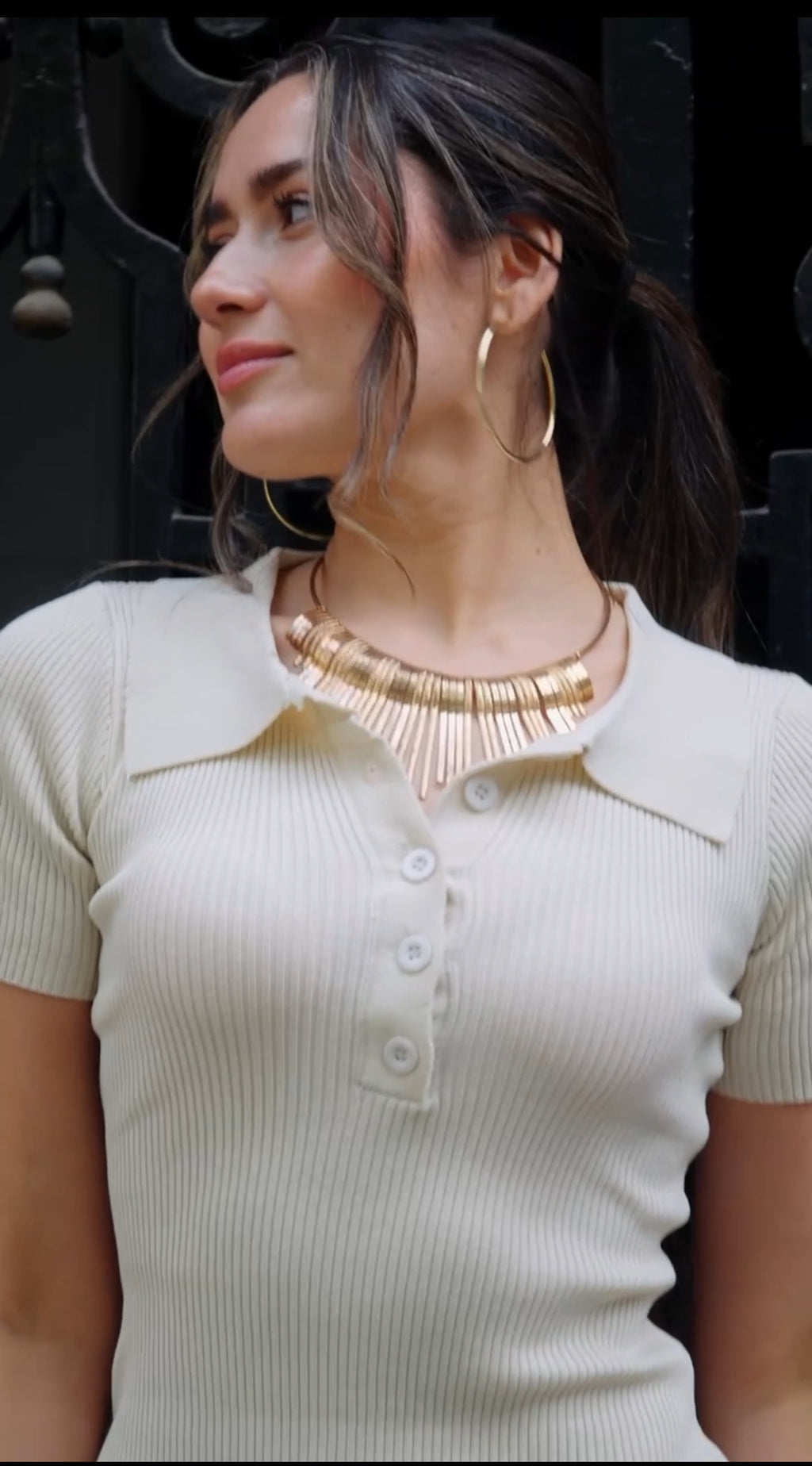 Vestido Beige Casual