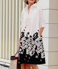 Vestido Camisero Clásico con Bolsillos