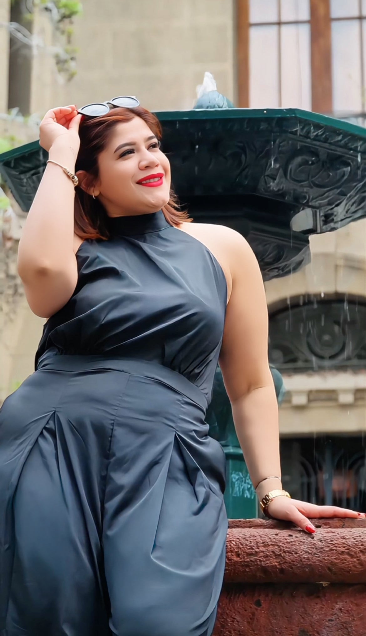 Enterito Negro Con Bolsillos